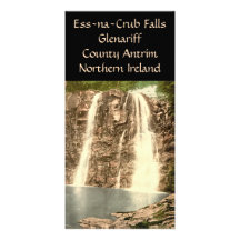 Ess-Na-Crub Fälle, Glenariff, Landkreis Antrim Foto Grußkarte