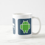 Essen Sie. Schlaf. Android Teehaferl