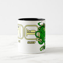 Essen Sie - Schlaf - Cthulhu Becher Teetassen