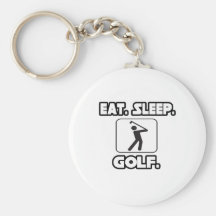Essen Sie Schlaf-Golf Schlüsselband