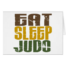 Essen Sie Schlaf-Judo 1 Karten