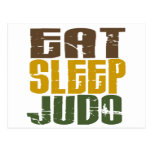 Essen Sie Schlaf-Judo 1 Postkarten