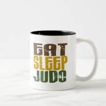 Essen Sie Schlaf-Judo 1 Teetasse