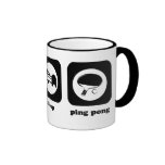 Essen Sie. Schlaf. Klingeln Pong. Becher Tee Tasse