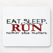 Essen Sie Schlaf-Lauf Mousepad