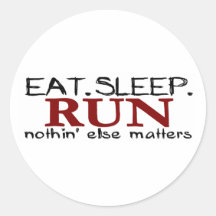 Essen Sie Schlaf-Lauf Stickers
