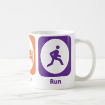 Essen Sie Schlaf-Lauf Tee Tasse