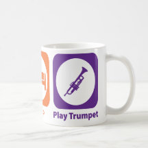 Essen Sie Schlaf-Spiel-Trompete Kaffee Tassen