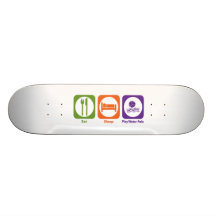 Essen Sie Schlaf-Spiel-Wasserball Skateboarddecks