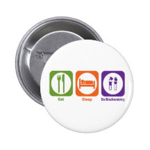 Essen Sie Schlaf tun Biochemie Button