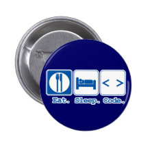 essen Sie Schlafcode (HTML) Buttons