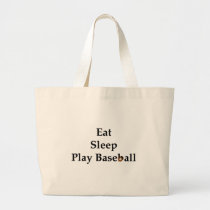 Essen Sie, schlafen Sie, spielen Sie Baseball-Tasc taschen