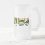 Essen Sie, schlafen Sie, surfen Sie Kaffee Tasse