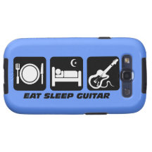 essen Sie Schlafgitarre Samsung Galaxy S3 Hülle