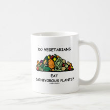 Essen Vegetarier Fleisch fressende Pflanzen? (Spaß Tee Tasse
