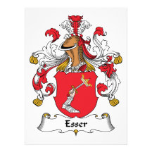 Esser Family Crest Custom Invite