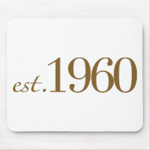 Est 1960 mousepads