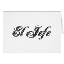 Estilo Logo EL Jefe Art Grußkarten