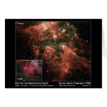 Eta Carinae Starforming Region - - Spitzer Raum T Karte