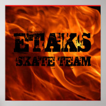 ETAKS SKATE-TEAM PLAKAT