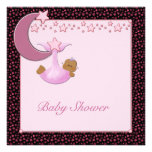 Ethnischer Baby-Mond u. Stern-Duschen-Einladung