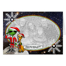 Eto kosmische Weihnachtskarte
