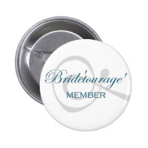 Etwas blau für Ihre Brautjungfern! Buttons