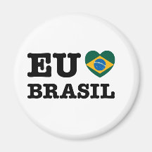 Eu-Amo Brasilien Kühlschrankmagnete
