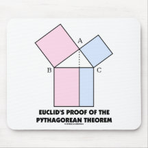 Euclids Beweis des pythagoräischen Theorems Mauspad