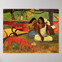 Eugene Henri Paul Gauguin - Joyfulness Plakat