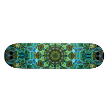 Eule mustert Kaleidoskop Individuelles Deck