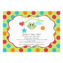 Eulen-Babyparty-Einladungen