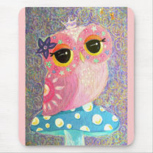 Eulen-feenhafte Prinzessin Mousepad