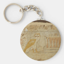 Eulen-Hieroglyphen-Detail, Hatshepsut Tempel, Ägyp Schlüsselband