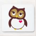 Eulen-Liebe Sie Mousepads