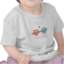 Eulen-Liebe Sie Shirts
