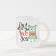 Eulen-Liebe Tee Tassen