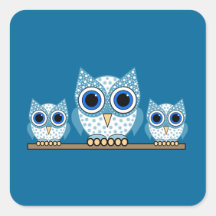 Eulen Stickers