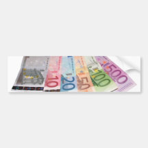 Eurobanknoten Auto Aufkleber