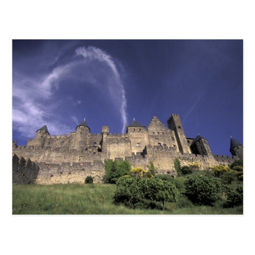 Europa, Frankreich, Languedoc; Aude; Carcassonne, Postkarten