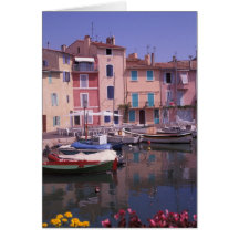 Europa, Frankreich, Provence, Martigues. Spiegel v Grußkarten