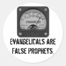Evangelicals sind falsche Prophete Aufkleber