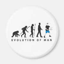 evolution badminton kühlschrankmagnet
