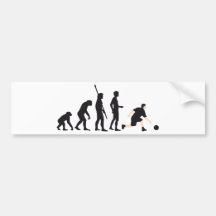 evolution bowling auto sticker