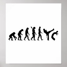 Evolution Capoeira Plakatdrucke