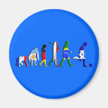 Evolution der honduranischen Fußball Honduras-Flag Kühlschrankmagnet