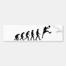 Evolution des Basketballs Autoaufkleber