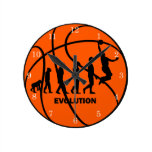 Evolution des Basketballs Uhr