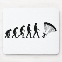 Evolution des Fallschirmspringens Mousepad