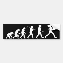 Evolution des Frauen-dunklen Stoßaufklebers Auto Sticker